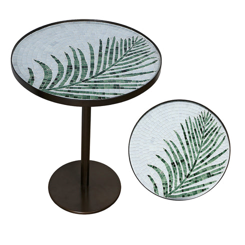 Glass Mosaic Side Table